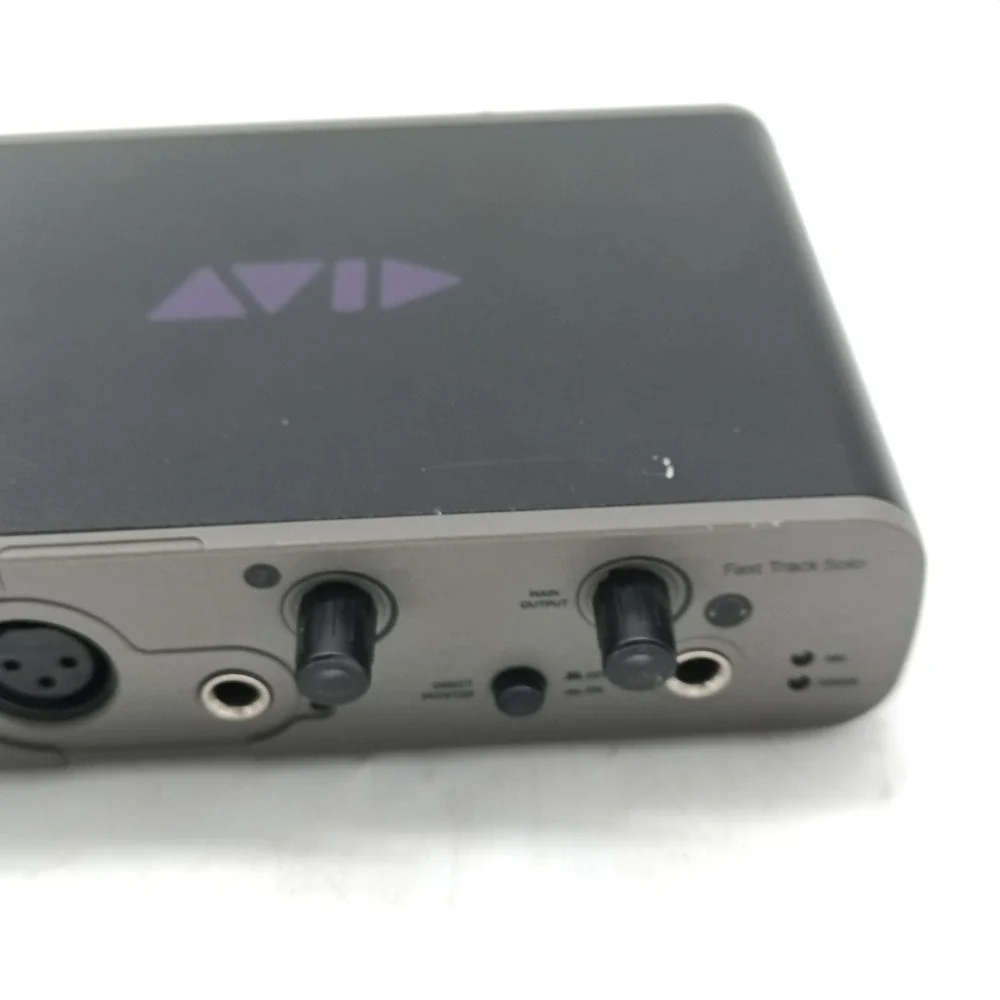 Avid Fast Track Solo USB Audio Interface Desktop Recording 9100-65514-00 C B2
